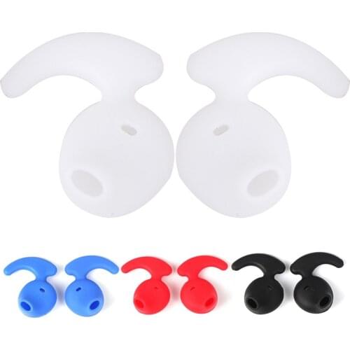 1 Pair In-Ear Silicone Eartips Case Cover Ear Pads Earbuds Earphone Cups Earpads For Samsung S6 Edge G9200 Tips With Ear Hook