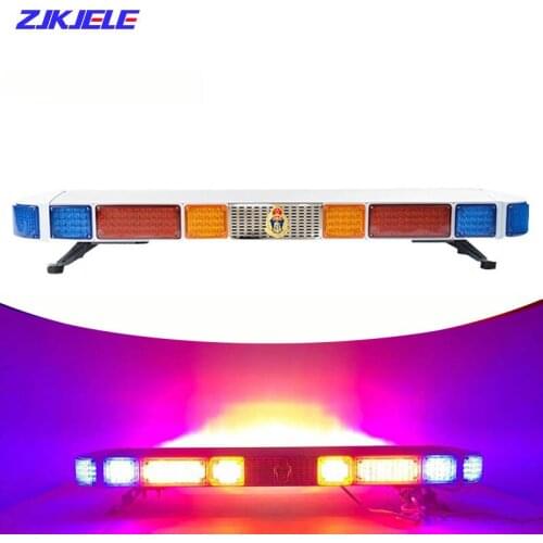 Traffic Warning LEDs Lighter Security System Emergency Warning Lightbar for Ambulance Police Lightbar with 100W Warning Siren