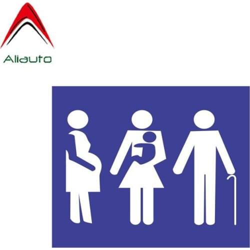 Aliauto Warning Car Sticker Funny Priority Seat Reflective Decal Accessories PVC for Lexus Suzuki Grand Vitara Jaguar,12cm*10cm