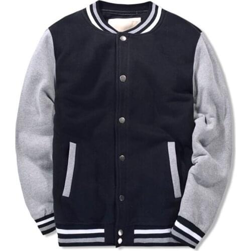 Thick Fleece Sweatshirts Men Women Warm Autumn Winter Hoodies Long Sleeve Patchwork Baseball Jacket Student College Coat 2021