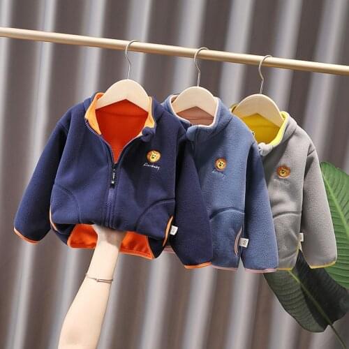 Spring Autumn Boys Girls Jacket Infant Fleece Jackets Caot Casual Cotton Pompom Kids Outerwear Baby Girl Clothes Coat 0-5 Years