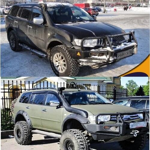 CITYCARAUTO CAR STYLING INTAKE PIPE SNORKEL KIT SET LLDPE SNORKEL FOR MITUBISHI TRITON L200 PAJERO SPORT 2006-14 CAR MANIFOLD