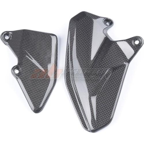 Heel Plate Guard Cover For Ducati Multistrada V4 /S Sport 2020-2021 Carbon Fiber