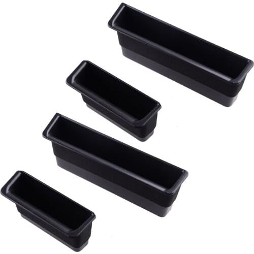 1 Set Car Door Armrest Phone Key Storage Box Holder Tray Container Fit for Jeep Wrangler JK 2007 2008 2009 2010