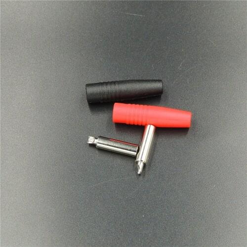 10Pcs Brass 4mm Banana Female Insulated Jack Plug Wire Solder Connector