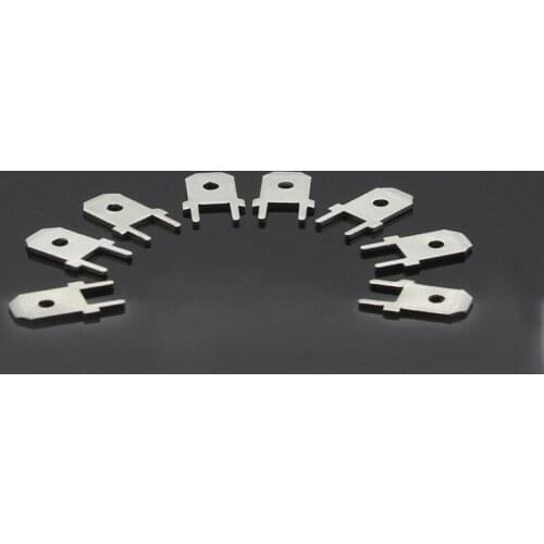 6.3mmPCB solder pad insert circuit terminal board 250 insert spring 0.8MM thick