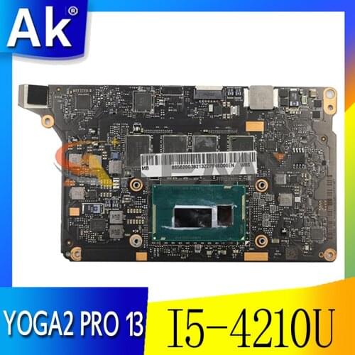 Akemy NM-A074 Motherboard For Lenovo YOGA 2 PRO YOGA2 PRO 13 Laptop Motherboard CPU I5 4210U 8G RAM 00% Test