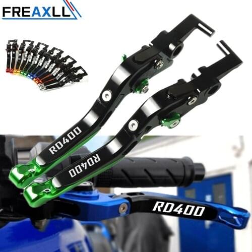 Motorbike Accessories CNC Foldable Adjustable Moto Handle Brake Clutch Levers For Yamaha RD400 RD 400 1976 1977 1978 1979