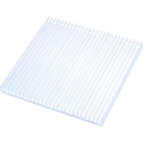 Aluminum Thermal Heat Sink 80mm x 80mm x 7mm for LED Power IC Transistor