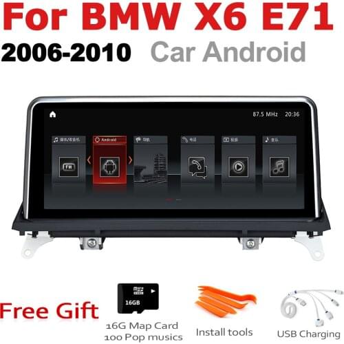 For BMW X6 E71 2006 2007 2008 2009 2010 CCC Car Android Radio GPS Multimedia player stereo HD Screen Navigation Navi Media