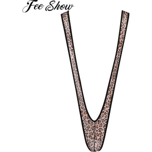 One-piece Swimwear Men Mankini Thong Swimsuit One Size Stretch V-shaped Open Swimsuit Sexy Lingerie Bodysuit Gay Men Underwear