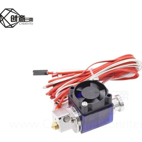 V5 J-head Extruder Hotend For 1.75mm Filament 3D Printers Parts Remote Direct Short HotEnd 0.4mm Nozzle 12V40W Aluminum Kit Part