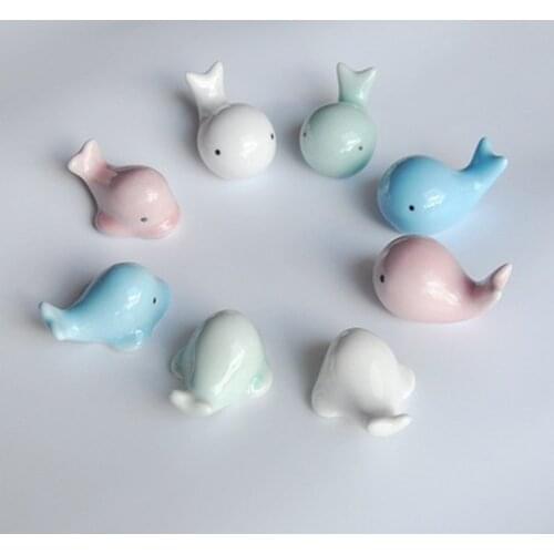 Cute Big Head Fish Ceramic Chopstick Holder Chopsticks Rack Spoon Fork Rest Stand Kitchen Tableware