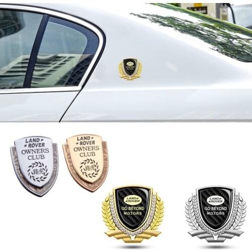 Wheat Ear Car Sticker Auto Side Window Badge Decal for Land Rover Logo Defender Aurora Discovery Sport Range Rover L322 Vogue