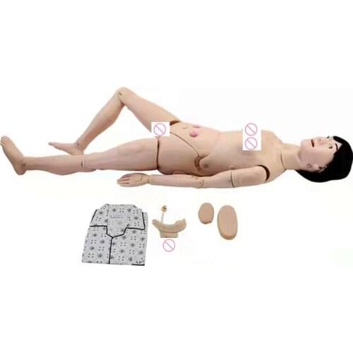New Female Nursing Training Manikin,Medical Training Practice Mannequin, Patient Nursing Dummy