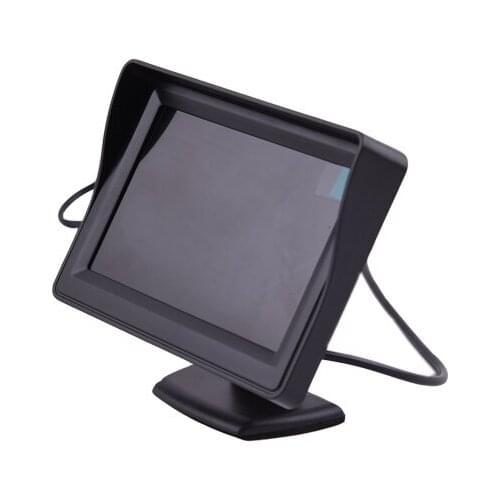 Vehicle Observation Reversing Parking System Digital Wireless 4.3 inch Rear View Monitor for Backup Camera