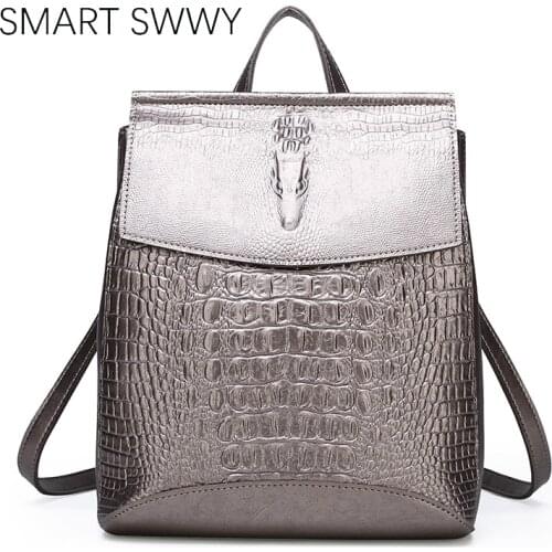 SMART SWWY Women's Leather Backpacks