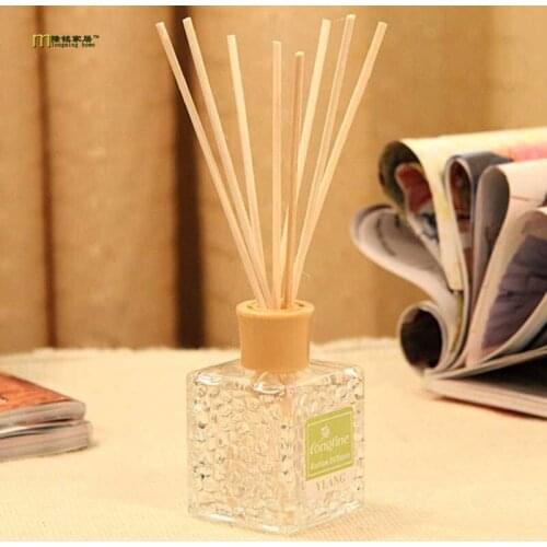 1PC 14 aroma glass bottle Rattan no fire aromatherapy 80ml Water Cube Aromatherapy Essential Oil Aroma Diffuser KA 1306