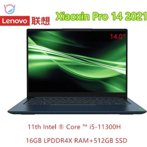 Lenovo Xiaoxin Pro 14 2021 i5-11300H 16GB RAM 512GB SSD 14 inch Full screen ultrathin laptop