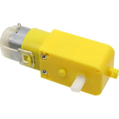 Glyduino DC 3V-6V Intelligent Car Gear Motor TT Motor Strong Magnetic Interference Robot Gear Smart Car Chassis Raider Buggies