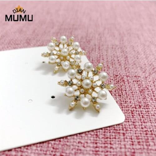 2021 New Exaggerated Drop Nebula Earrings for Women Big Pearl Round Earrings Wild Sun Earings Brincos Female Fashion Jewelry