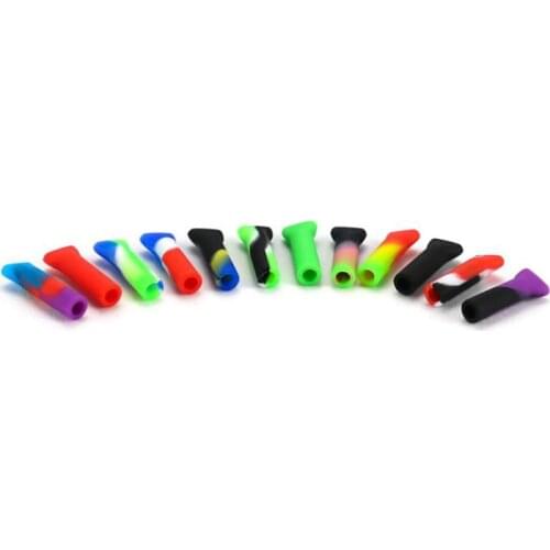 1PCS Smoking Silicone Reusable Filter TipFlat Mouth-shaped Nozzle Silicone Cigarette-shaped Nozzle Wholesale Smoking Accessories