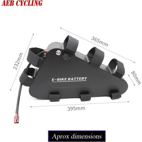 1000W 1500W 2000W 48V 20Ah 52V 28Ah 60V 20Ah mega triangle frame battery with 40A BMS trianlge battery for MTB with charger