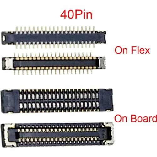 2pcs LCD Display FPC Connector On Board For Xiaomi POCO Pocophone X2 Redmi Note 9 Pro 9Pro K30 K30I 5G Screen Plug On Flex 40pin