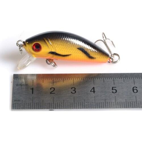 2PCS Sinking Fishing Minnow Lure Crankbait Hard Lures Wobblers 5cm/3.6g Artificial Bait Bass