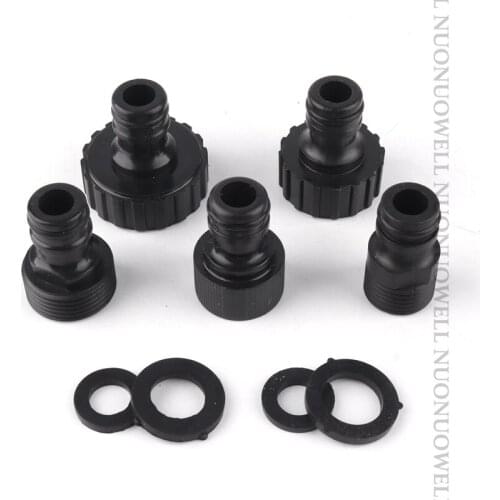 3pcs Plastic Thread Garden Hose Connector Garden Quick Connector Faucet Hose Connector Repair Water Tap Adapter