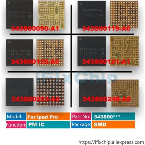 343S00090 343S00119 343S00120 343S00121 343S00203 343S00248 for IPAD Pro PMU PM IC Power PMIC Charging IC Chip