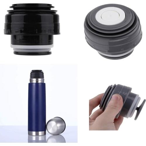 5.2cm Thermal Cup Lid Vacuum Bottle Cover Stopper Leakproof Bullet Flask Cap Travel Water Mug Lid Cover Silicone Seal Bottle Lid