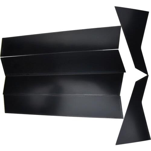 Window 6PCS Set Black Pillar Posts Trims Latest Durable Useful Part Tool Replaces