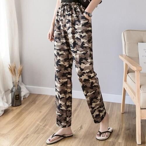 AUFYSO Women's Trousers Harem Pants