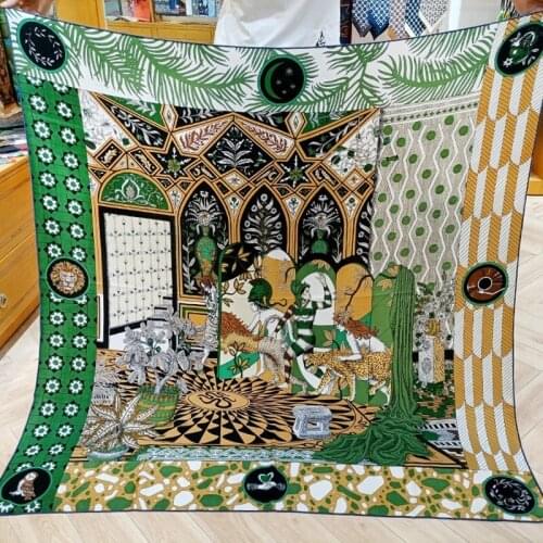 Large Square Wool Blanket Scarf Shawl Women Winter Fashion Warm Scarves Wraps Cape 130*130cm