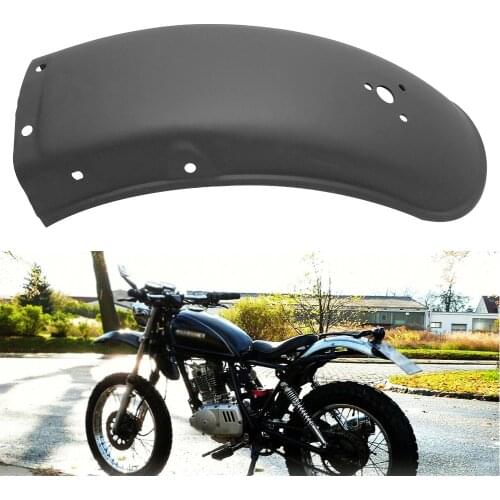 Motorbike Rear Hugger Fender Mudguard For Suzuki GN125 GN250 Chrome/Black