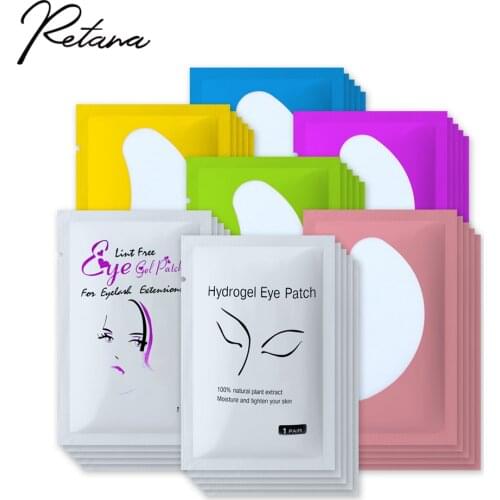 50/100Eyelash Extension Patch Grafted Eyelash Extension Paper Patch Under The Eye Pad Without Downy Hydrating Eye Paper Patch