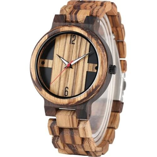 Creative Wooden Watch Men Women Quartz Sport Full Wood Watch Natural Lightweight Handmade Wrist Watch Men Hallow out Dial Clock