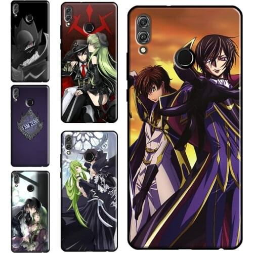Code Geass Anime Phone Case For Huawei Honor 10i 8X 9X 10X 10 Lite 8A 9A 7S 8S 7C 7A 4C 6C 20 Pro Cover