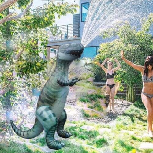 Dinosaur Inflatable Water Spray Ball Sprinkler Toys Kids Lawn Beach Summer Outdoor Lawn Swimming Pool Beach Toy Garden Backyard