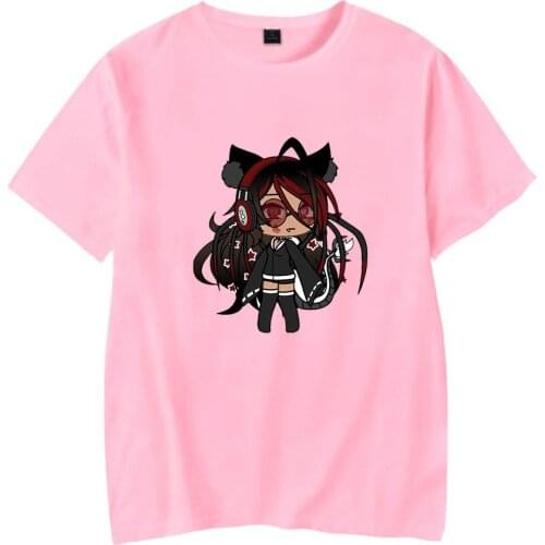 2021 Game Gacha Life Printing Men Women T-Shirt Short Sleeves Pullovers O-neck Funny Hip Hop Harajuku Unisex Regular Clothes