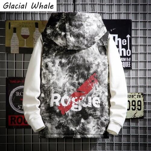 GlacialWhale Hip Hop Vest Jacket Men New Winter Warm Printed Sleeveless Jacket Male Winter Casual Waistcoat Oversized Men Vest