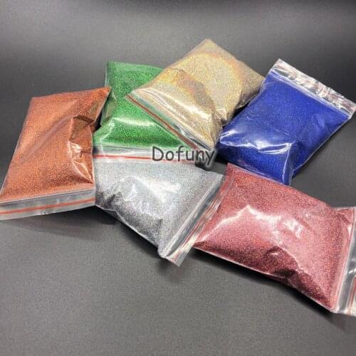 Holographic Laser Nail Glitter Magic Holographic Mirror Powder Laser Dust Nail Art Chrome Pigment Powder DIY Decorations