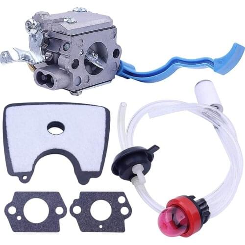 Carburetor with Air Fuel Filter Line Tune for Husqvarna 125B 125BX 125BVX Leaf Blower Parts for Zama C1Q-W37 581798001
