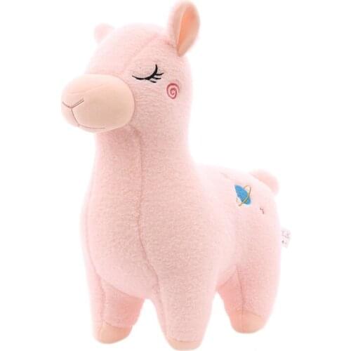 3 Kind Colors Close Eyes Sheep Plush Toys 25cm Cute Animals Doll Soft Cotton Plush Toys Kids Birthday Christmas Gift