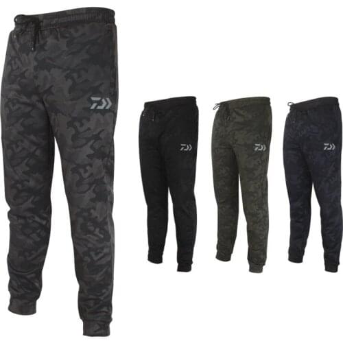 DAIWA Men Anti-UV Camo Fishing Pants Sunscreen Windproof Fishing Trousers Quick-drying Breathable Outdoor Sports Pants M-5XL
