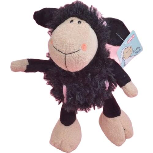 25cm Black Color Sheep Stuffed Plush Toy Soft Doll Animals Lamb Girls Baby Kids Birthday Gift