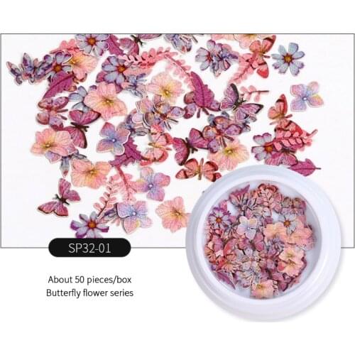 Cute Animal Plant Color Flower Butterfly Insect Fruit Nail Sticker Rhinestones Nail Art Decoration DIY Beauty Manicure Tools