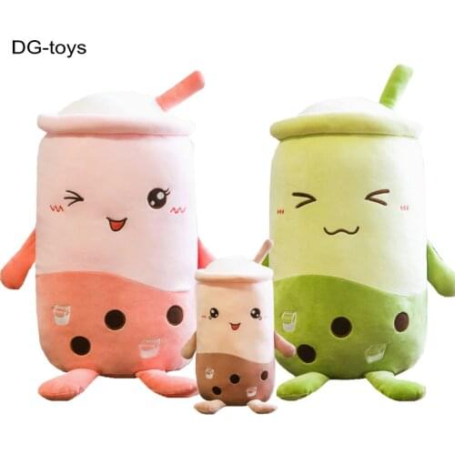 Naughty Milk tea Cup plushie toy Soft Stuffed Twinkle eyes Milk Tea Hug Pillow balls Bo Ba Milk Tea Bubble Cushion gift for Girl