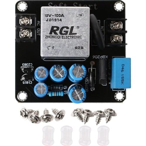 1pcs 100A 4000W High-Power Soft Start Circuit Power Board for Class A Amplifier Amp